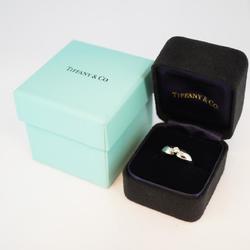 Tiffany Ring Teardrop 1PD Diamond Pt950 Platinum Ladies