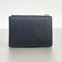 Louis Vuitton Wallet Monogram Empreinte Portefeuille Lisa M83365 Noir Ladies