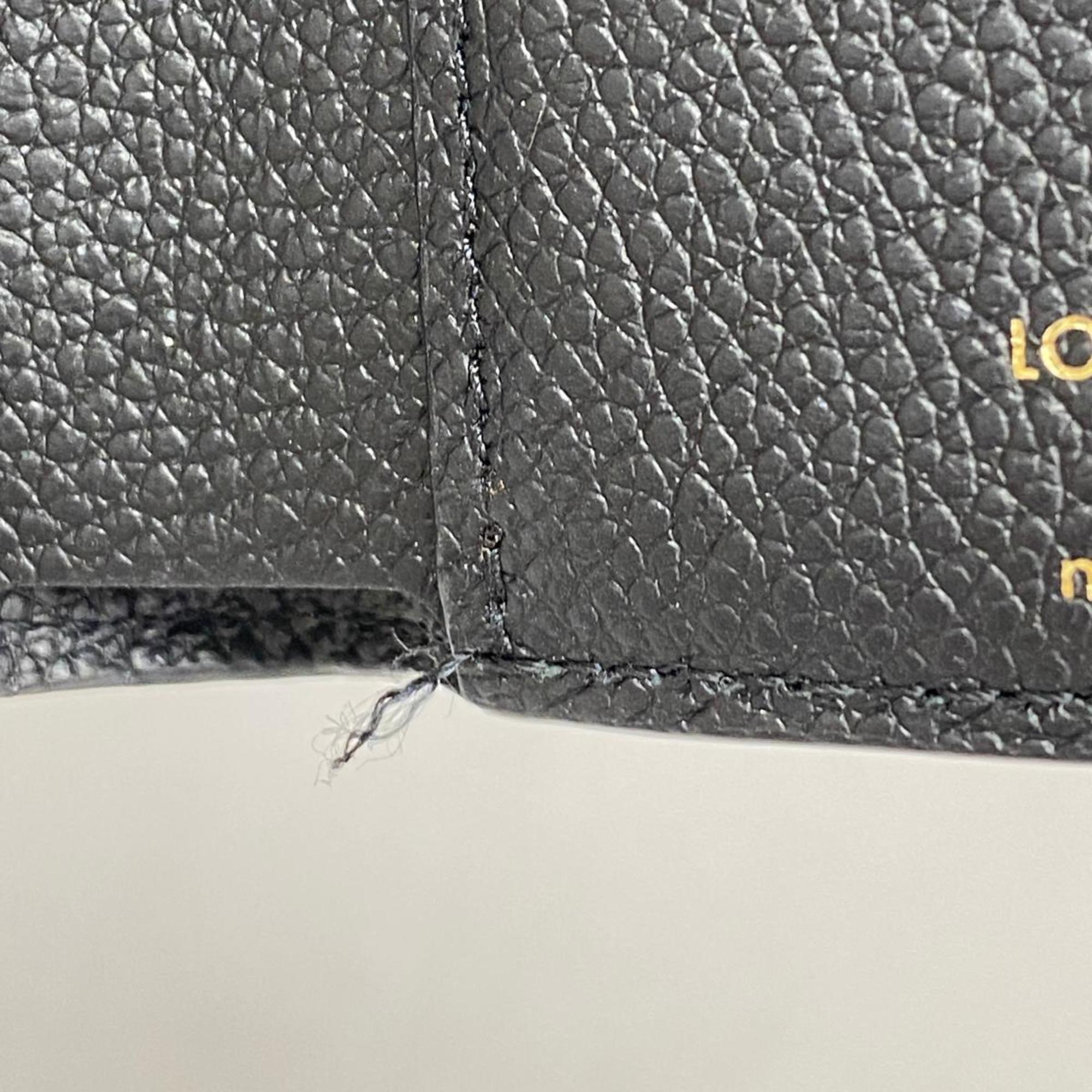 Louis Vuitton Wallet Monogram Empreinte Portefeuille Lisa M83365 Noir Ladies