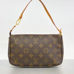 Louis Vuitton Pouch Monogram Pochette Accessoires M51980 Brown Women's