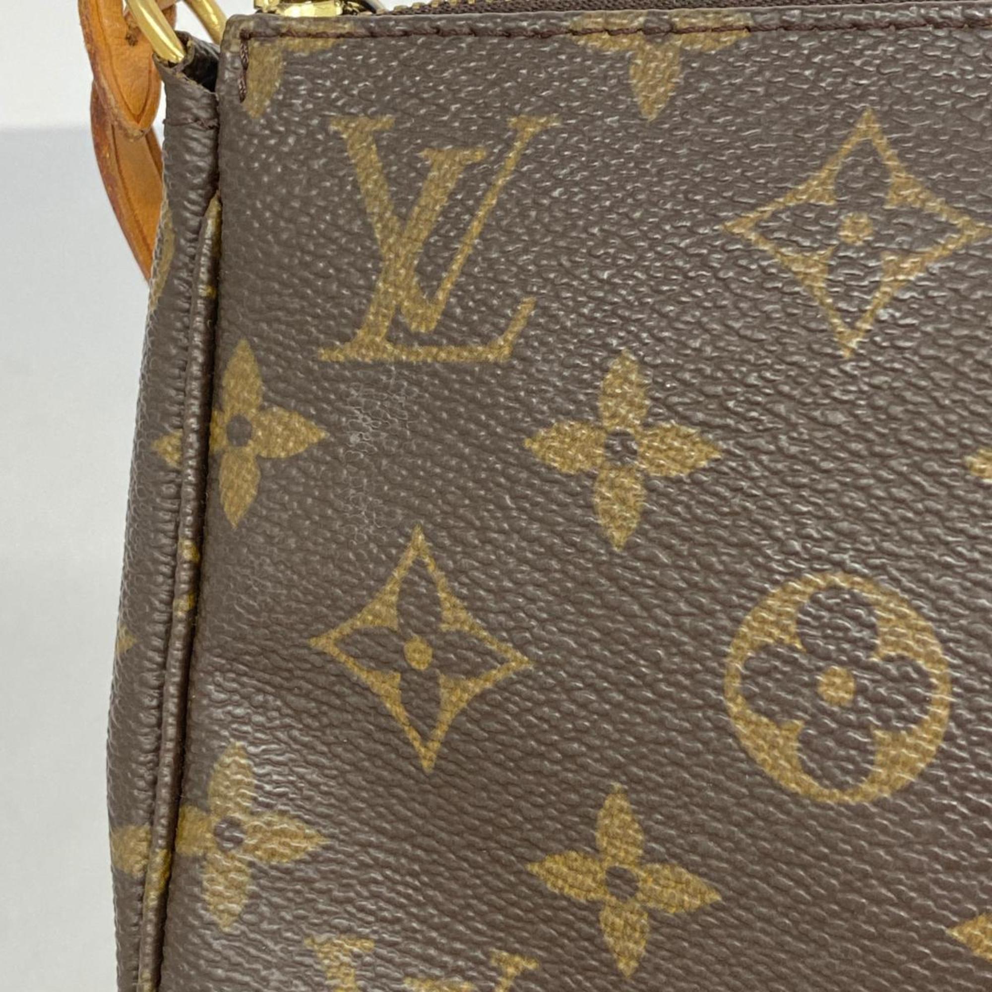 Louis Vuitton Pouch Monogram Pochette Accessoires M51980 Brown Women's