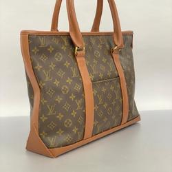 Louis Vuitton Tote Bag Monogram Weekend PM M42425 Brown Ladies