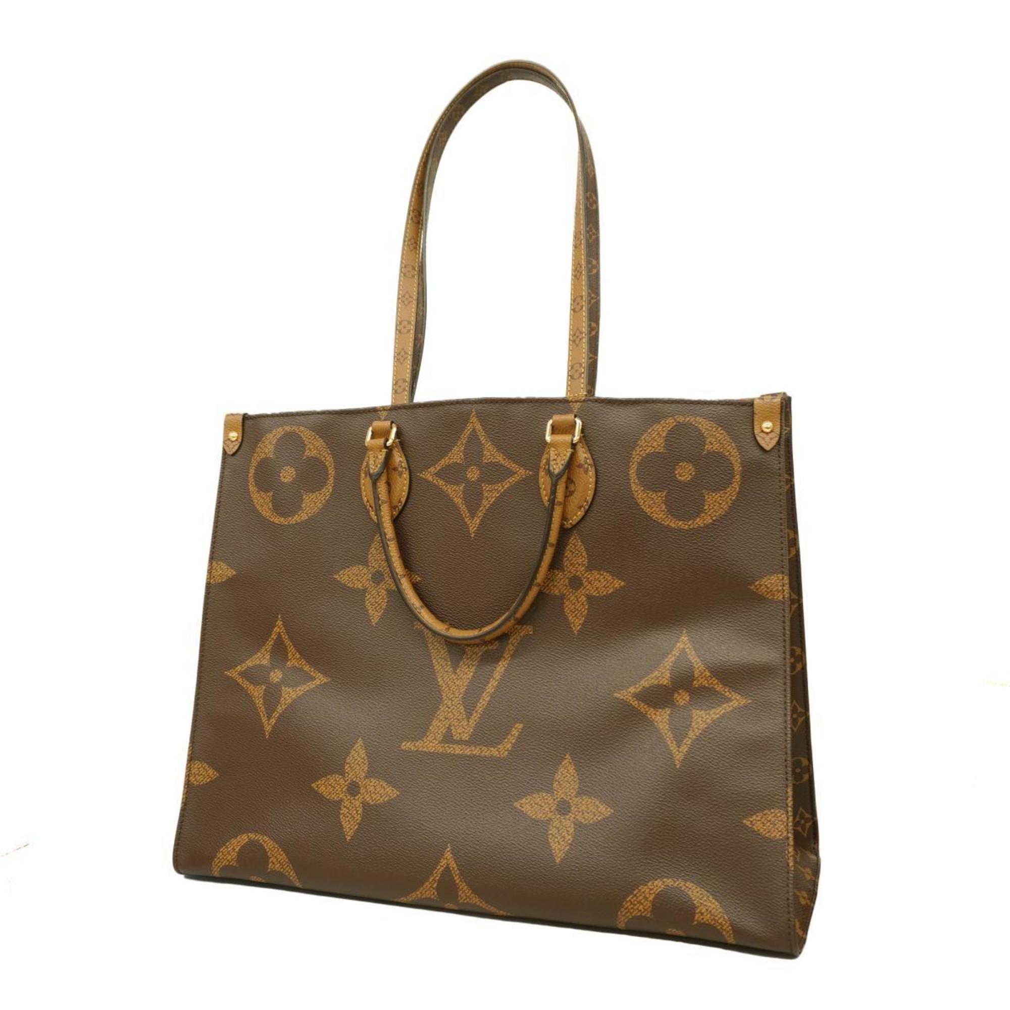 Louis Vuitton Tote Bag Monogram Giant On The Go GM M44576 Brown Women's