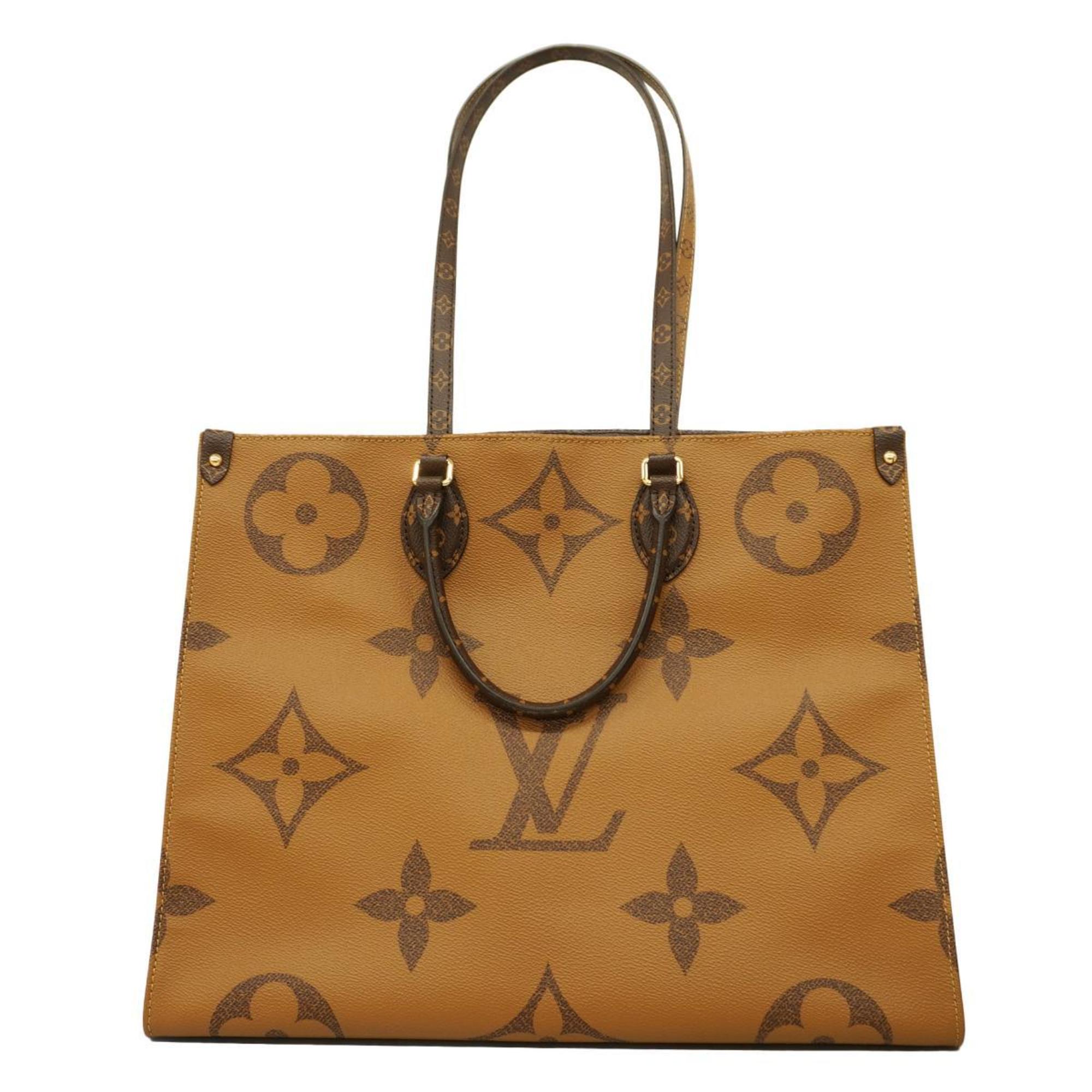 Louis Vuitton Tote Bag Monogram Giant On The Go GM M44576 Brown Women's