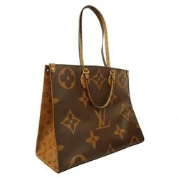 Louis Vuitton Tote Bag Monogram Giant On The Go GM M44576 Brown Women's