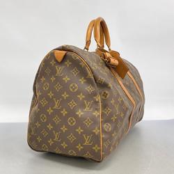 Louis Vuitton Boston Bag Monogram Keepall 50 M41426 Brown Men's Women's