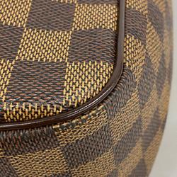 Louis Vuitton Shoulder Bag Damier Olaf MM N41441 Ebene Women's