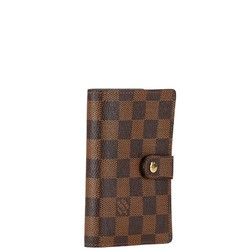 Louis Vuitton Damier Ebene Portefeuille Viennois Bi-fold Wallet N61664 Brown PVC Women's LOUIS VUITTON