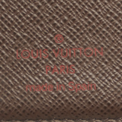 Louis Vuitton Damier Ebene Portefeuille Viennois Bi-fold Wallet N61664 Brown PVC Women's LOUIS VUITTON