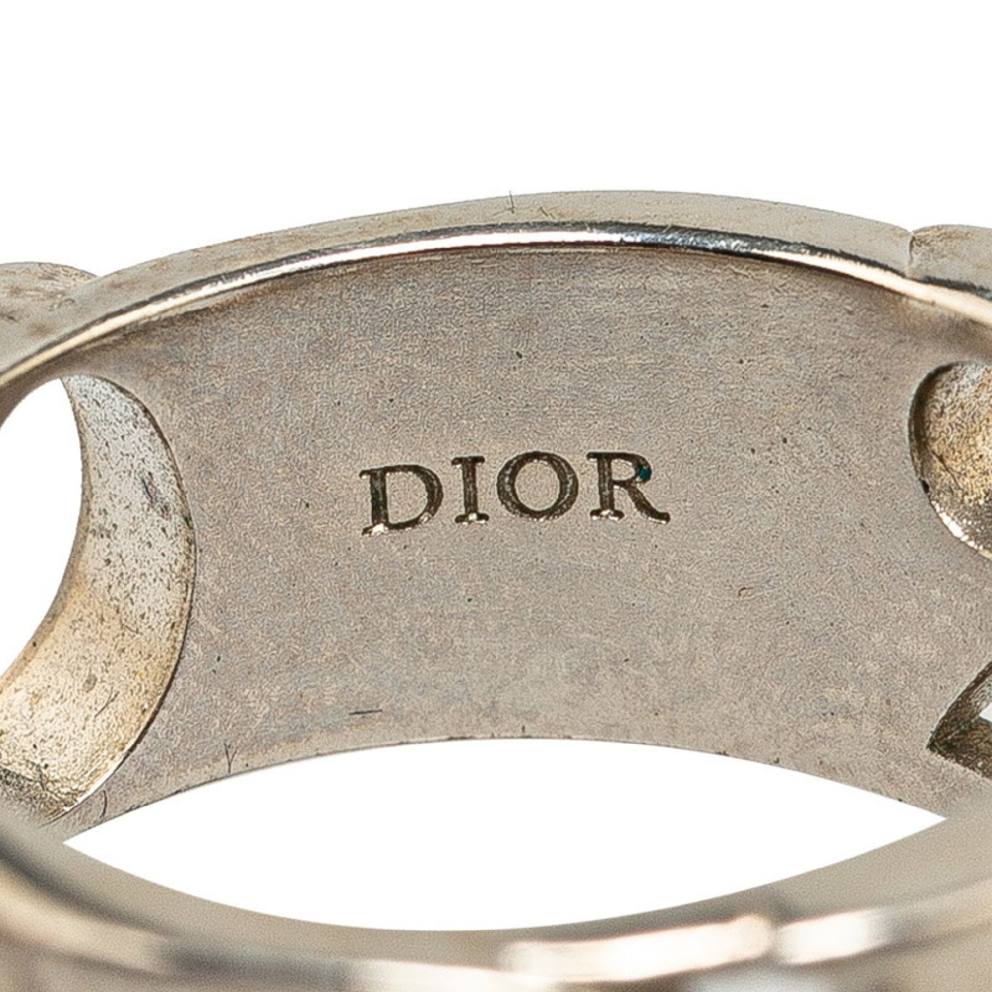 Christian Dior Dior Ring #58 Silver Metal Men's