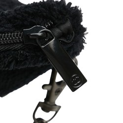 Chanel Coco Mark Chain Shoulder Bag Black Fur Women's CHANEL