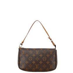 Louis Vuitton Monogram Pochette Accessoires Handbag M51980 Brown PVC Leather Women's LOUIS VUITTON