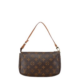 Louis Vuitton Monogram Pochette Accessoires Handbag M51980 Brown PVC Leather Women's LOUIS VUITTON