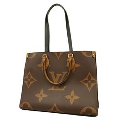 Louis Vuitton Tote Bag Monogram Giant Reverse On the Go MM M45321 Brown Women's