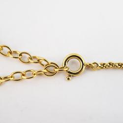 Christian Dior Necklace CD GP Plated Gold Women's