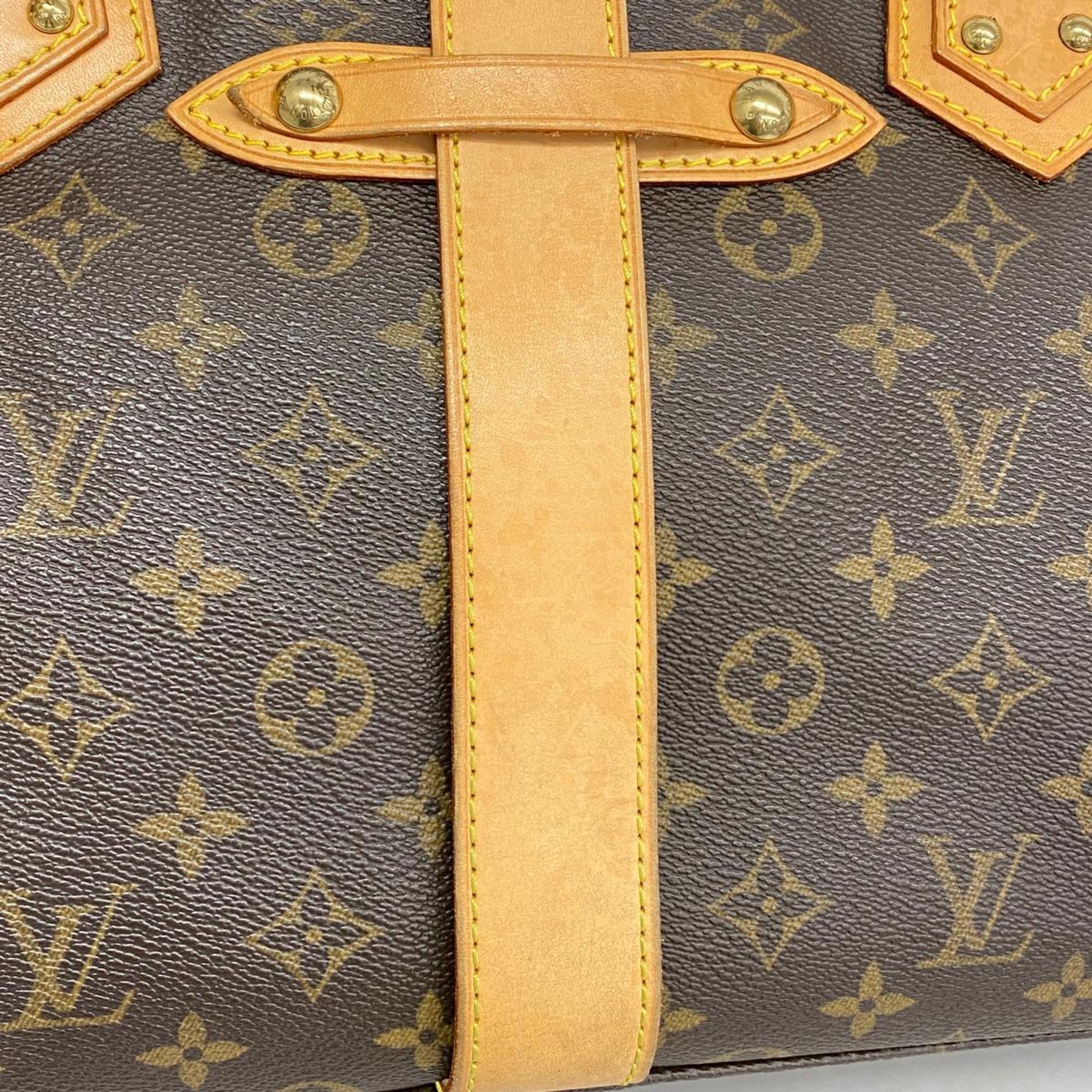 Louis Vuitton Handbag Monogram Manhattan GM M40025 Brown Ladies