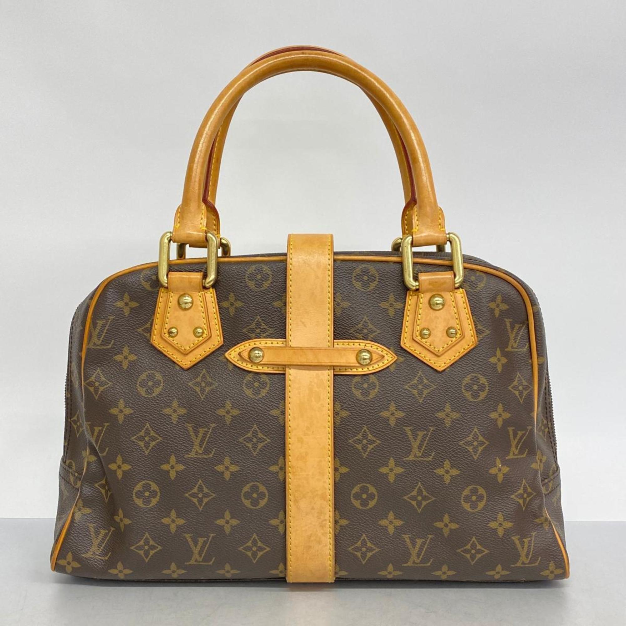 Louis Vuitton Handbag Monogram Manhattan GM M40025 Brown Ladies