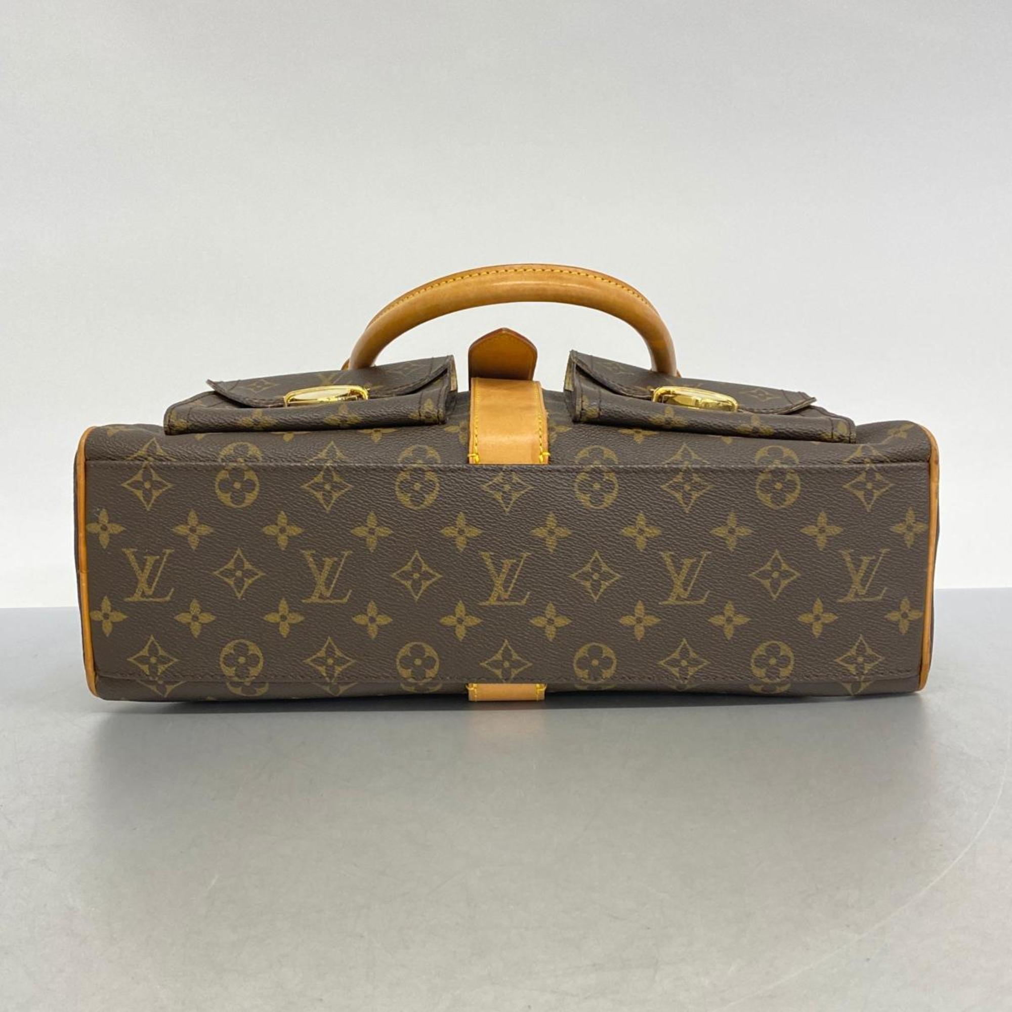 Louis Vuitton Handbag Monogram Manhattan GM M40025 Brown Ladies