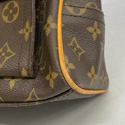 Louis Vuitton Handbag Monogram Manhattan GM M40025 Brown Ladies