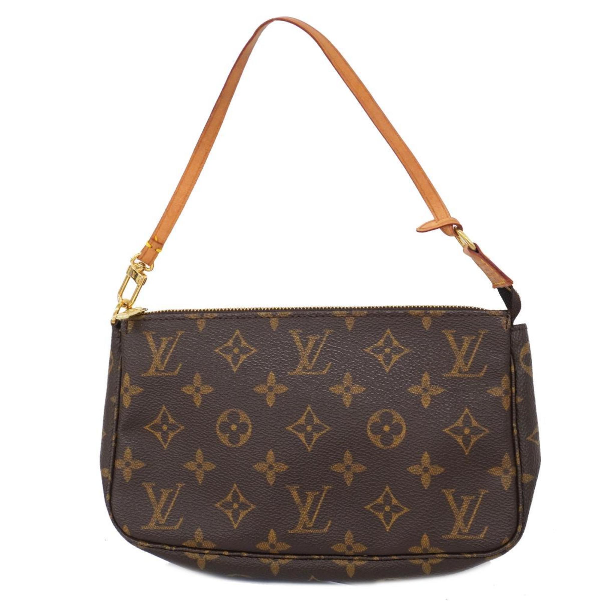 Louis Vuitton Pouch Monogram Pochette Accessoires M51980 Brown Women's