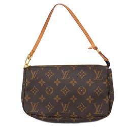 Louis Vuitton Pouch Monogram Pochette Accessoires M51980 Brown Women's