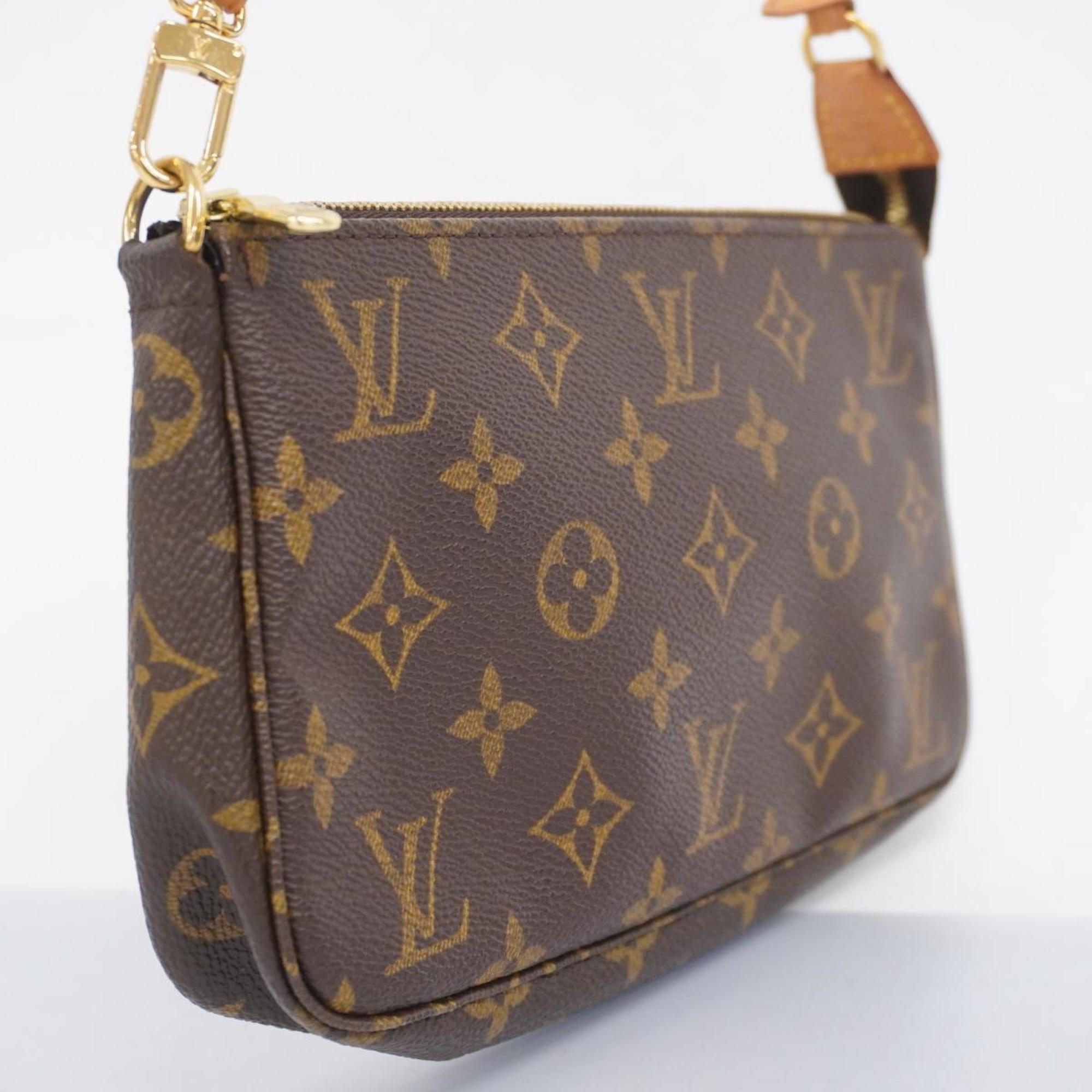 Louis Vuitton Pouch Monogram Pochette Accessoires M51980 Brown Women's