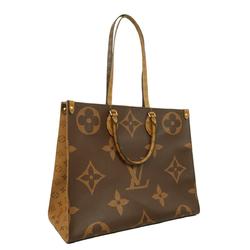 Louis Vuitton Tote Bag Monogram Giant On The Go GM M45320 Brown Women's