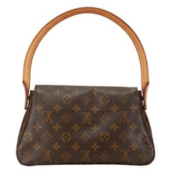 Louis Vuitton Monogram Looping Shoulder Bag M51147 Brown PVC Leather Women's LOUIS VUITTON