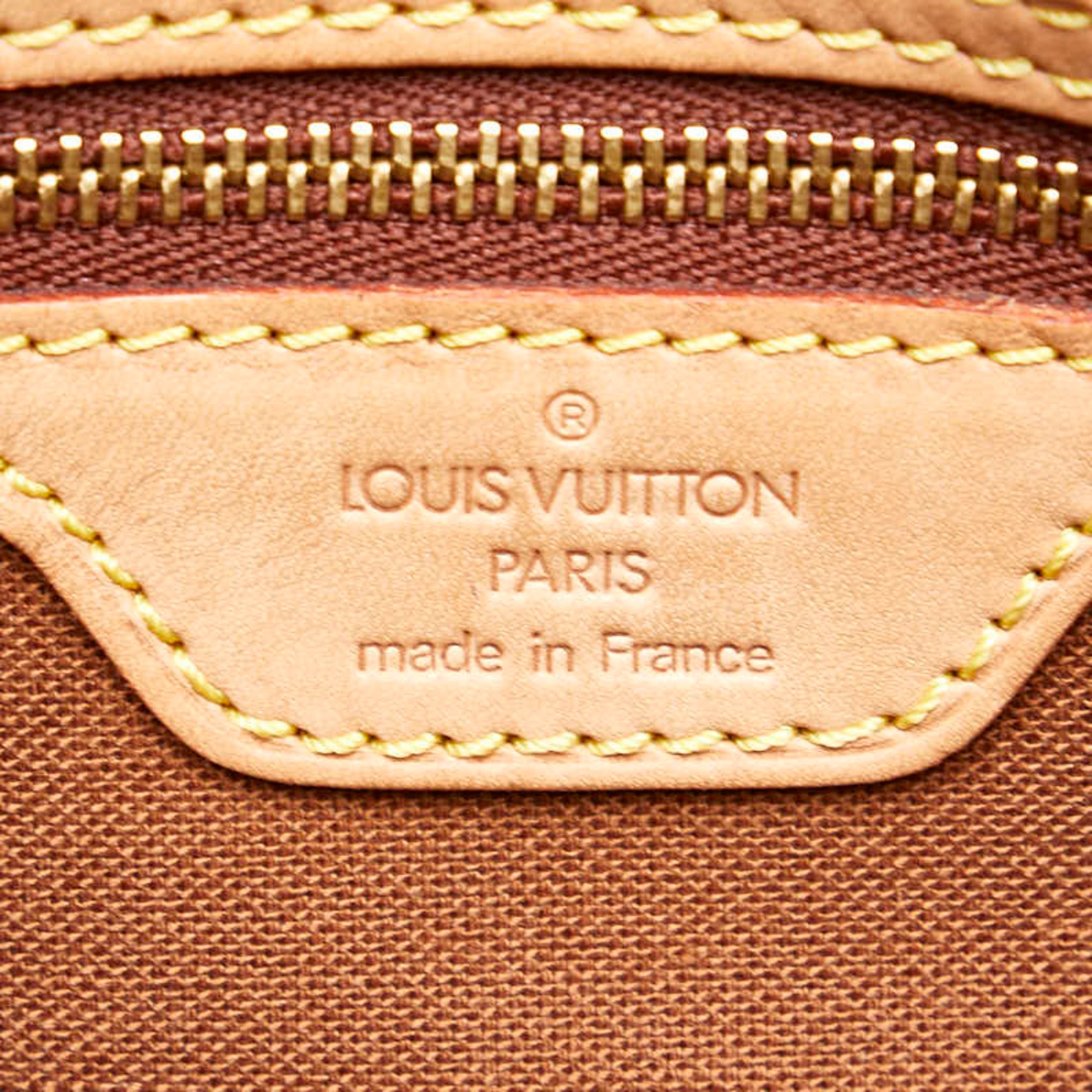 Louis Vuitton Monogram Looping Shoulder Bag M51147 Brown PVC Leather Women's LOUIS VUITTON