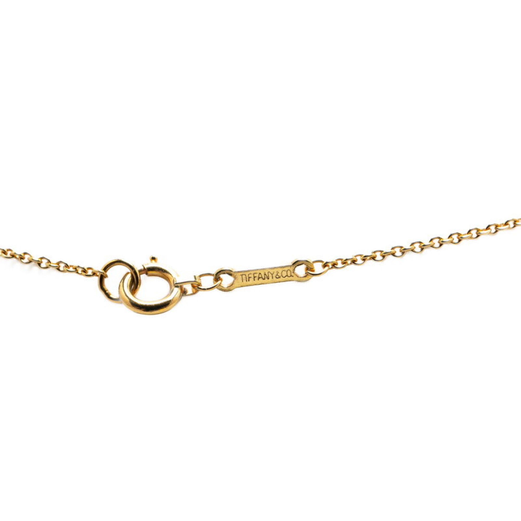 Tiffany Heart Necklace K18YG Yellow Gold Ladies TIFFANY&Co.