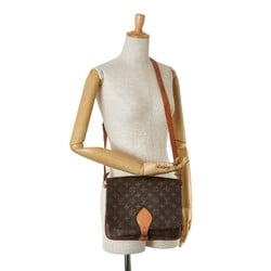 Louis Vuitton Monogram Cartesier GM Shoulder Bag M51252 Brown PVC Leather Women's LOUIS VUITTON