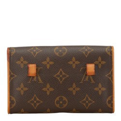 Louis Vuitton Monogram Pochette Florentine Waist Bag M51855 Brown PVC Leather Women's LOUIS VUITTON