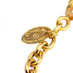 Chanel Lion Sun Motif Chain Necklace Gold Plated Women's CHANEL