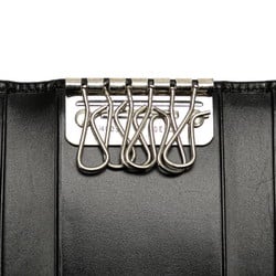 PRADA 6-ring key case 1M0222 Black leather Women's