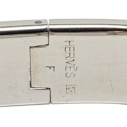 Hermes Click-Clack H PM Bracelet Silver Blue Metal Women's HERMES