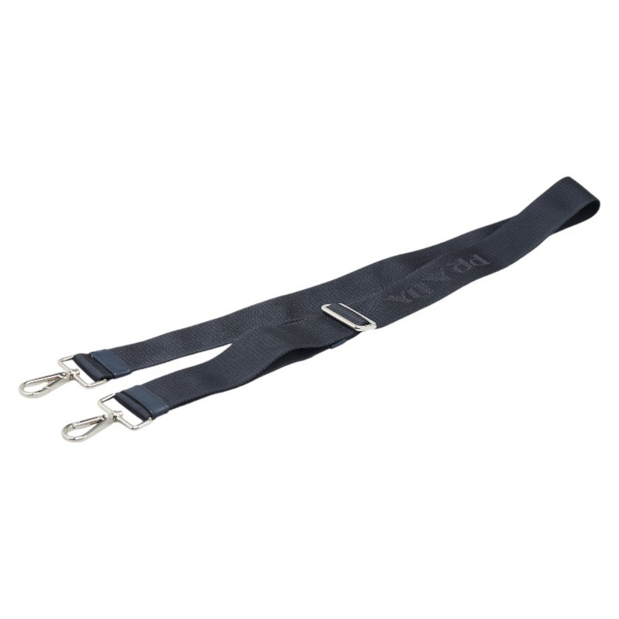 Prada Shoulder Strap Navy Silver Polyester Leather Women's PRADA