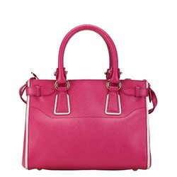 Salvatore Ferragamo Gancini handbag shoulder bag pink leather women's