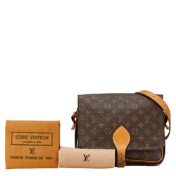 Louis Vuitton Monogram Cartes Cher MM Shoulder Bag M51253 Brown PVC Leather Women's LOUIS VUITTON