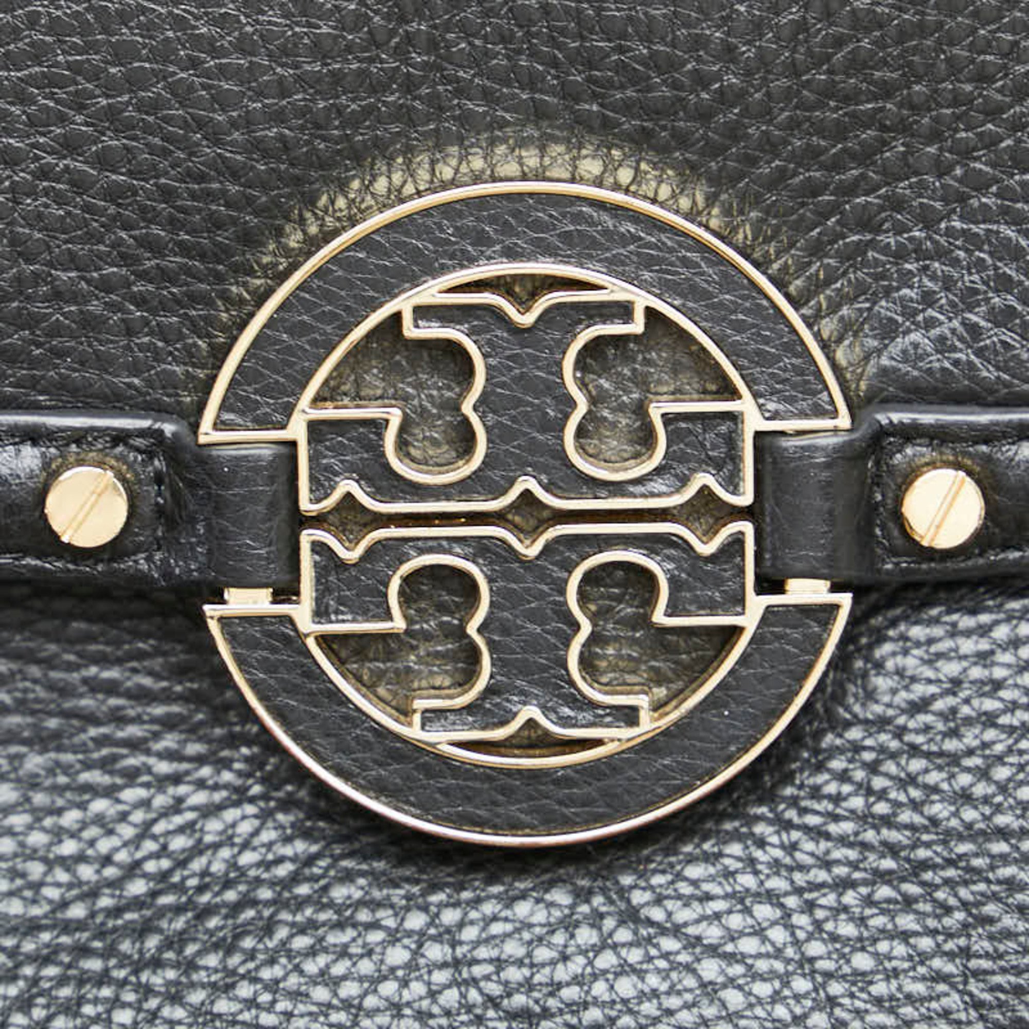 Tory Burch Shoulder Bag Black Leather Women's