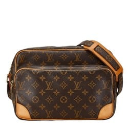 Louis Vuitton Monogram Nile Shoulder Bag M45244 Brown PVC Leather Women's LOUIS VUITTON