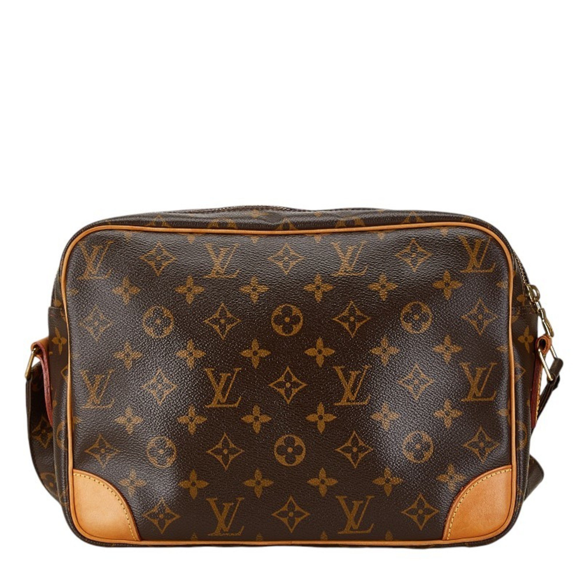 Louis Vuitton Monogram Nile Shoulder Bag M45244 Brown PVC Leather Women's LOUIS VUITTON