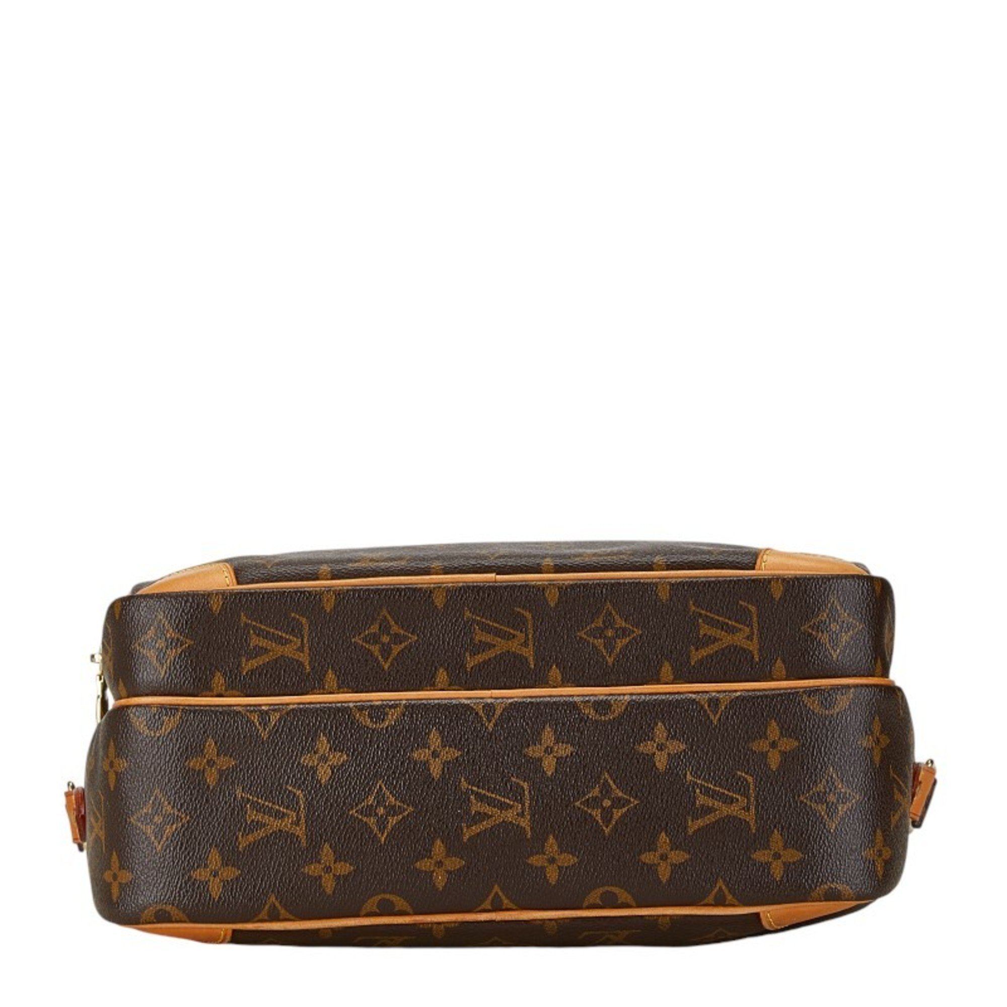 Louis Vuitton Monogram Nile Shoulder Bag M45244 Brown PVC Leather Women's LOUIS VUITTON