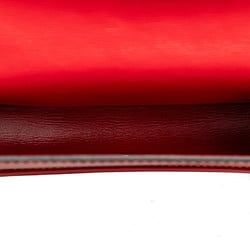 Louis Vuitton Epi Santur Tilsit Body Bag Waist 85/34 M52607 Castilian Red Leather Women's LOUIS VUITTON