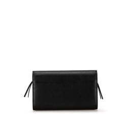 Balenciaga Long Wallet Bi-fold 571661 Black Leather Women's BALENCIAGA