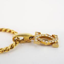 Cartier necklace 2C diamond K18YG yellow gold ladies