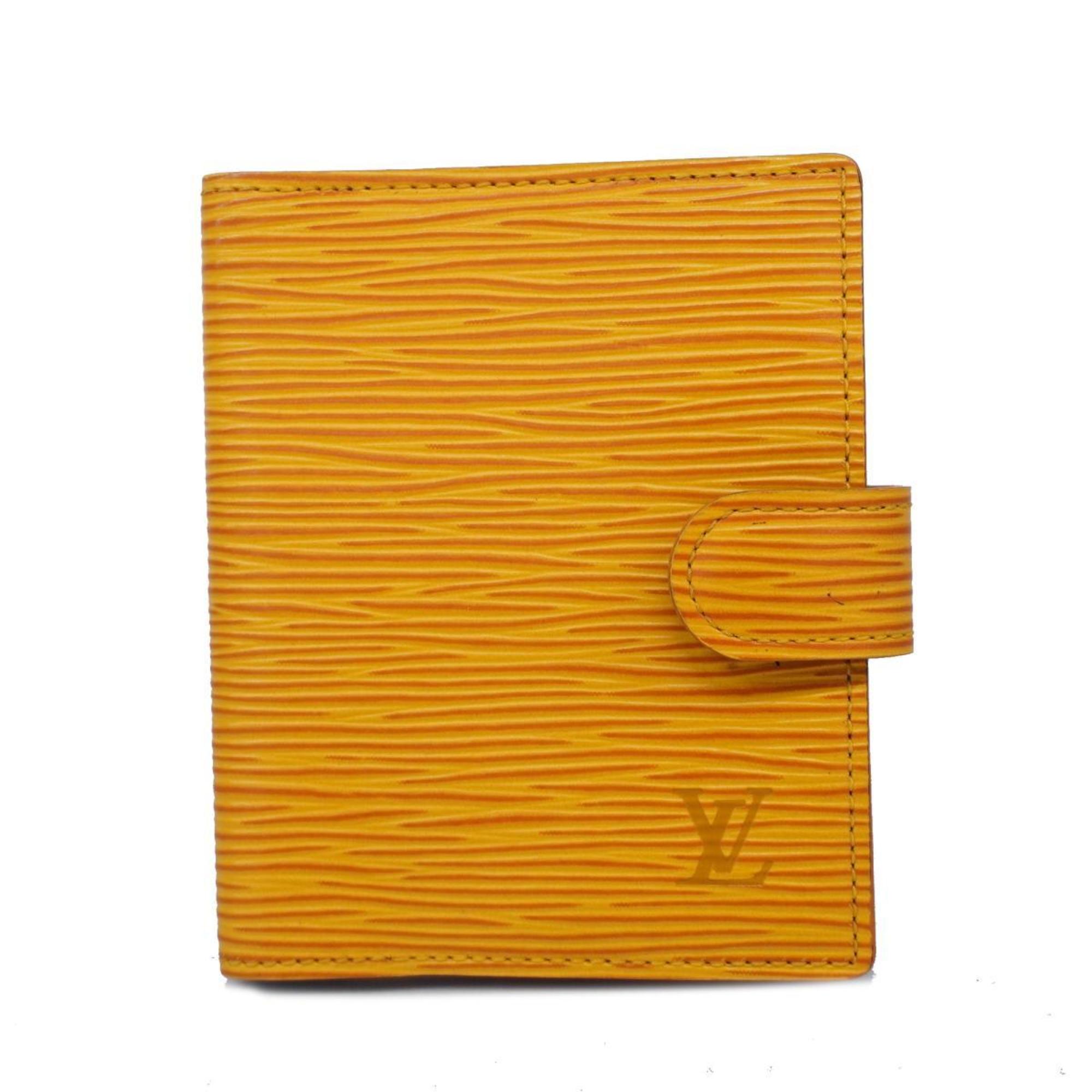 Louis Vuitton Epi Agenda Notebook Cover R20079 Jaune for Men and Women