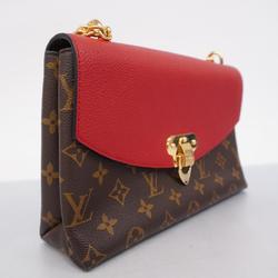 Louis Vuitton Shoulder Bag Monogram San Placide M43713 Brown Cerise Ladies