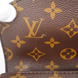 Louis Vuitton Shoulder Bag Monogram San Placide M43713 Brown Cerise Ladies