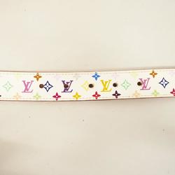 Louis Vuitton Belt Monogram Multicolor Santur LV Cut M9682 Blanc Grenard Ladies