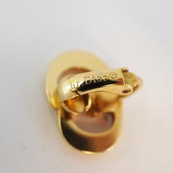 Christian Dior Earrings GP Plated Gold Women's